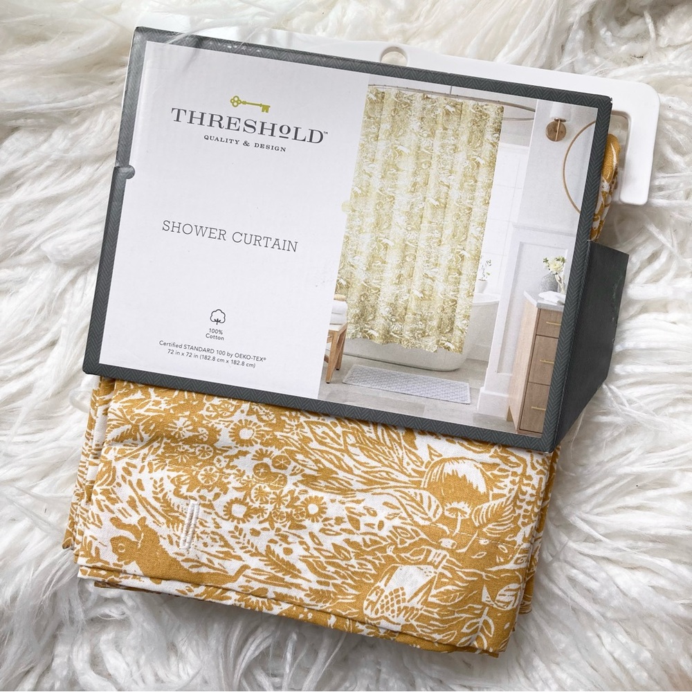 Threshold Scenic Toile Shower Curtain